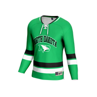 North Dakota Lightweight Hockey Fashion Jersey - Kelly Green