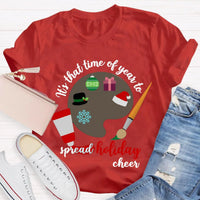 Tis the Season Festive Shirt, Holiday Cheer Christmas T-Shirt, Winter Holiday Graphic Tee, Adorable Christmas Vacation Unisex Present Shirt