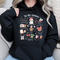 Tis the Season Medical Hoodie, Nurse Christmas Hoodie, Festive Healthcare Pullover Hoodie, Holiday RN Student Hooded Sweatshirt, Nurse Present