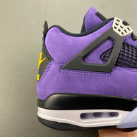 Retro Low Top Sneakers, Purple Colorway, Leather Footwear, Lace Up Design, Casual Gift for Sneaker Fans