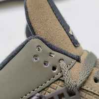 Low Top Sneakers, Olive Green Colorway, Lace Up Design, Casual Gift for Sneaker Fans