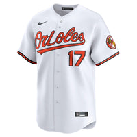 Baltimore Orioles Colton Cowser White Home Limited Player Jersey