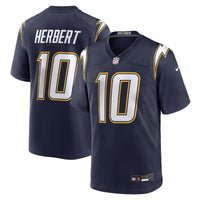 Los Angeles Chargers Justin Herbert Navy Alternate Super Chargers Game Player Jersey