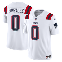 New England Patriots Christian Gonzalez White Stitched Limited Jersey