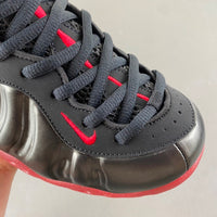 Low Top Sneakers, Black Red Colorway, Lace Up Design, Casual Gift for Sneaker Fans