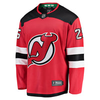 New Jersey Devils Jacob Markstrom Red Home Premier Breakaway Player Jersey