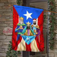 Double Sided Epiphany Yard Flag, Three Kings Puerto Rico Flag Garden Flag, Puerto Rican Christmas Flag, Holiday Yard Decor