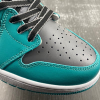 Low Top Golf Shoes, Lake Blue Dark Gray Colorway, Lace Up Design, Casual Gift for Shoe Lovers