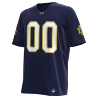Notre Dame Fighting Irish Custom Replica Football Jersey - Navy