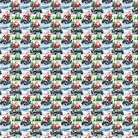 Golf Christmas Gift Wrap, Santa Driving Golf Cart Wrapping Paper, Humorous Golfer Santa Wrapping Paper, Holiday Golf Lover Gift Wrap Roll