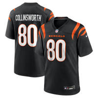 Cincinnati Bengals Cris Collinsworth Black Team Retired Player Game Jersey