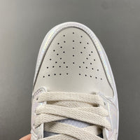 Low Top Sneakers, Silver Colorway, Lace Up Design, Casual Gift for Sneaker Fans