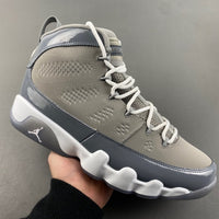 Retro High Top Sneakers, Gray Colorway, Lace Up Design, Casual Gift for Sneaker Fans