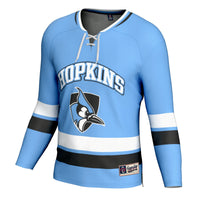 Johns Hopkins Blue Jays Spirit Hockey Jersey - Light Blue