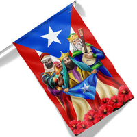 Three Wise Men Reyes Magos Flag, Puerto Rico Three Kings Garden Flag, Double-Sided Boricua Christmas Flag, Holiday Yard Decor Present