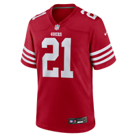 San Francisco 49ers Deion Sanders Scarlet Team Retired Player Game Jersey