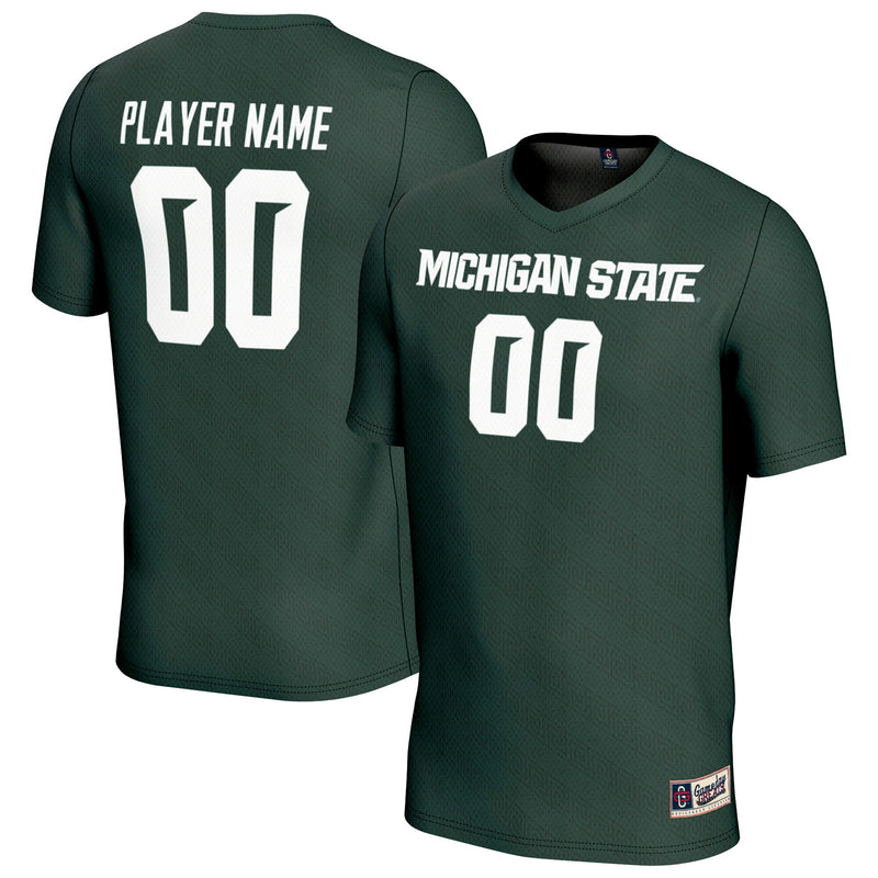 Michigan State Spartans NIL Pick-A-Player Soccer Jersey - Green