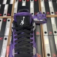 Sneakers, Black Purple Colorway, Lace Up Design, Casual Gift for Sneaker Fans