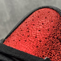 High Top Sneakers, Red Colorway, Lace Up Design, Casual Gift for Sneaker Fans