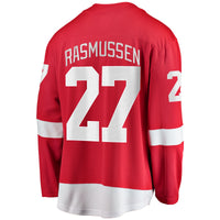Detroit Red Wings Michael Rasmussen Red Home Breakaway Player Jersey
