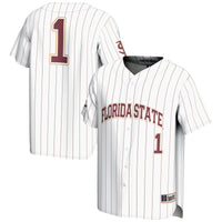 #1 Florida State Seminoles Lightweight Baseball Jersey - White