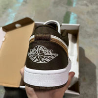 Low Top Sneakers, Brown White Colorway, Lace Up Design, Casual Gift for Sneaker Fans
