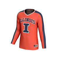 Illinois Fighting Illini NIL Pick-A-Player Lightweight Collegiate Volleyball Fashion Jersey - Orange