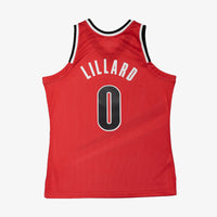 Portland Trail Blazers Damian Lillard 2012 Alternate Jersey - University Red