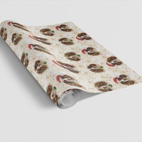 Christmas Dog Gift Wrap, Springer Spaniel Wrapping Paper, Holiday Spaniel Wrapping Paper, Winter Pet Gift Wrap, Dog Lover Christmas Paper