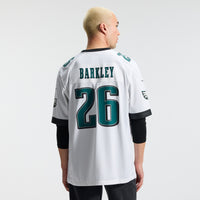 Philadelphia Eagles Saquon Barkley White Game Jersey