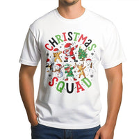 Dabbing Santa Christmas Shirt, Christmas Squad T-Shirt, Humorous Elf Graphic Tee, Matching Family Christmas Shirt, Fun Holiday Outfit Tee