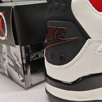 Mid Top Sneakers, White Black Colorway, Lace Up Design, Casual Gift for Sneaker Fans