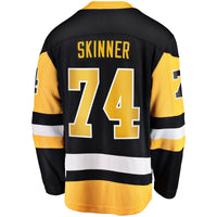 Pittsburgh Penguins Stuart Skinner Black Home Breakaway Jersey