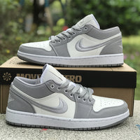 Low Top Sneakers, Gray Colorway, Lace Up Design, Casual Gift for Sneaker Fans