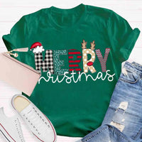 Festive Holiday Graphic Tee, Merry Christmas T-Shirt, Retro Xmas Party Shirt, Adorable Winter Season Tee, Christmas Holiday Present for Men Women