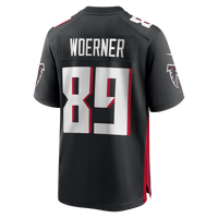 Atlanta Falcons Charlie Woerner Black Game Jersey