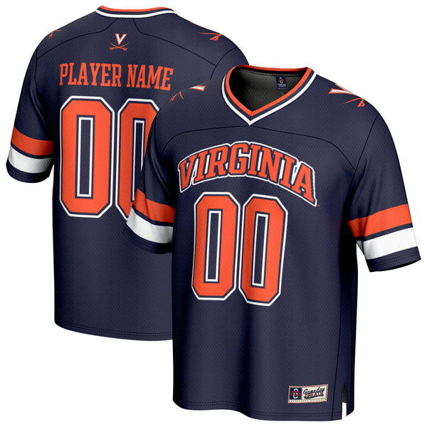 Virginia Cavaliers NIL Pick-A-Player Football Fashion Jersey - Navy