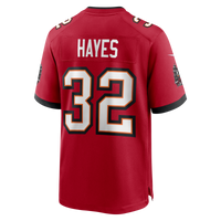 Tampa Bay Buccaneers Josh Hayes Red Game Jersey