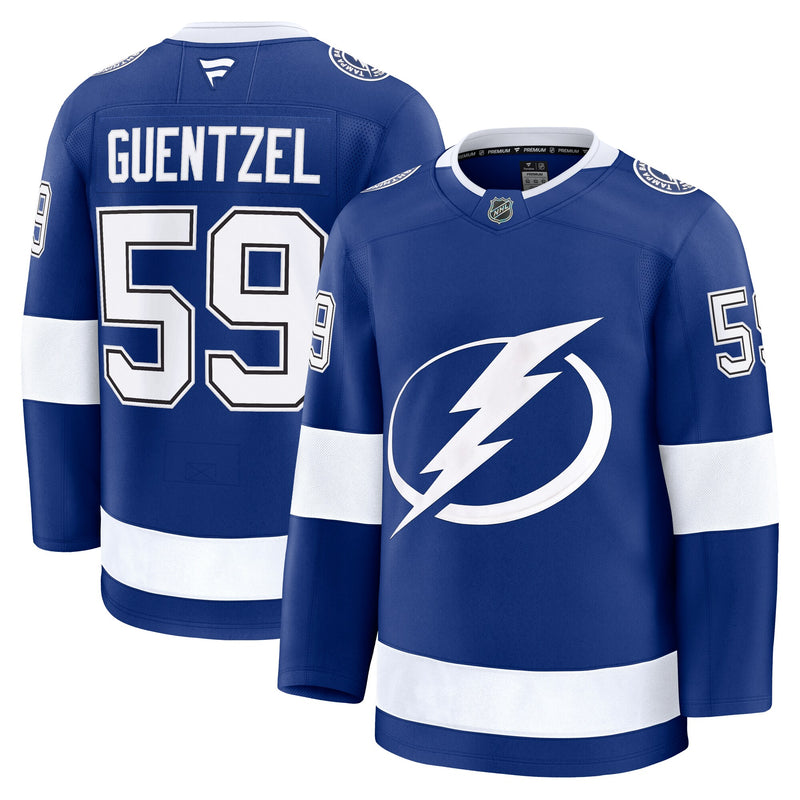 Tampa Bay Lightning Jake Guentzel Blue Home Premium Jersey