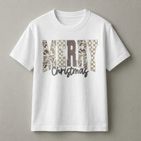 Distressed Camouflage Shirt, Merry Christmas Camo T-Shirt, Rustic Hunting Graphic Tee, Holiday Outdoorsman T-Shirt, Hunter Christmas Present