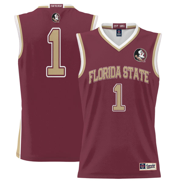 #1 Florida State Seminoles Lightweight Basketball Jersey - Garnet