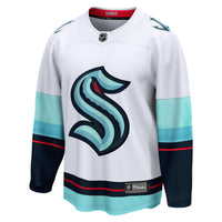 Seattle Kraken White Away Breakaway Jersey