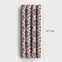 Santa Claus Trucker Gift Wrap, Semi Truck Christmas Wrapping Paper, Big Rig Holiday Wrapping Paper, Truck Driver Christmas Wrapping Paper