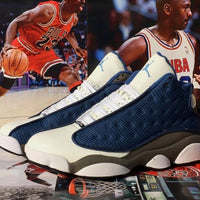 Sneakers, Blue White Gray Colorway, Lace Up Design, Casual Gift for Sneaker Fans