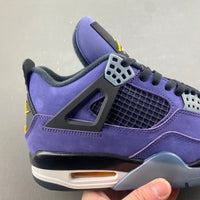 Retro Low Top Sneakers, Purple Colorway, Leather Footwear, Lace Up Design, Casual Gift for Sneaker Fans