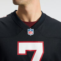 Atlanta Falcons Bijan Robinson Black Throwback Game Jersey