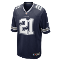 Dallas Cowboys Deion Sanders Navy Team Retired Player Game Jersey