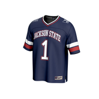 #1 Jackson State Tigers Collegiate Football Fashion Jersey - Royal