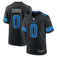 Detroit Lions Jahmyr Gibbs Black 2nd Alternate Game Player Jersey