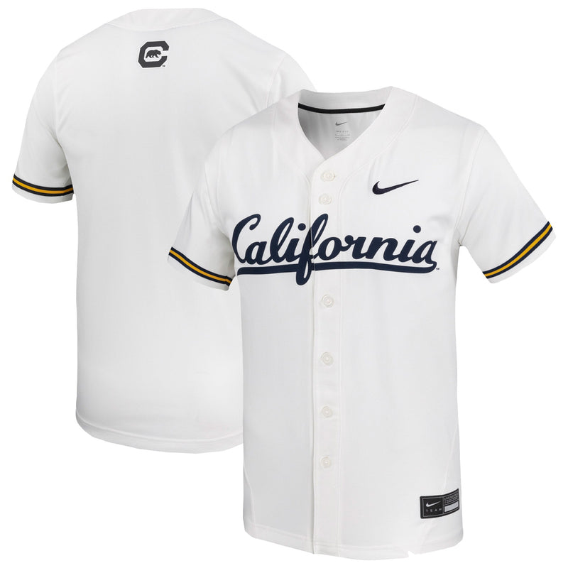 White Cal Bears Replica Baseball Jersey